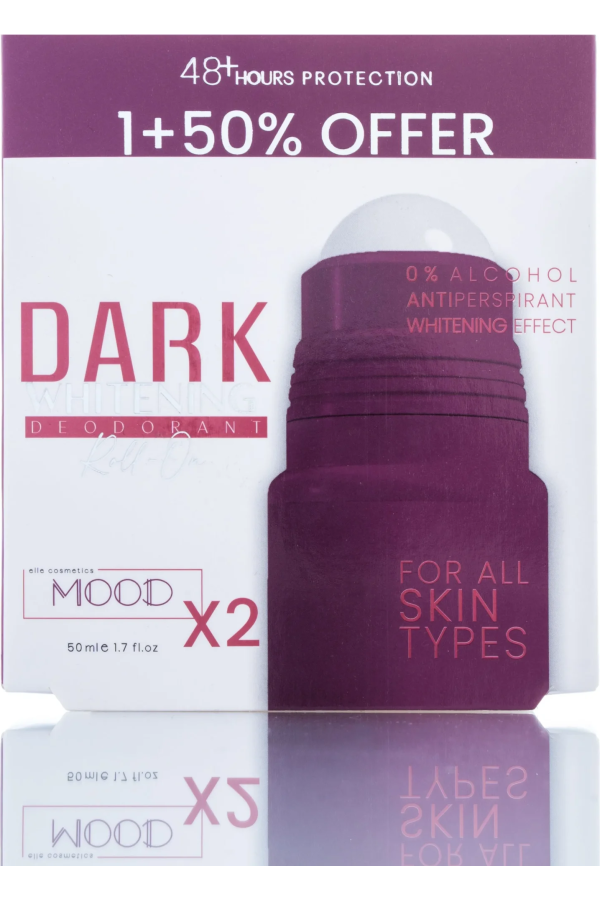 ⁦موود مزيل عرق دوار داكن مبيض عرض 1+50%⁩ - الصورة ⁦2⁩