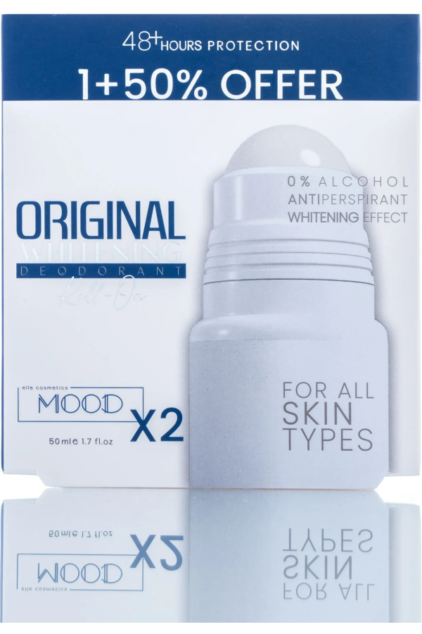 موود عرض مزيل العرق رول أون للتفتيح الأصلي 1+50%